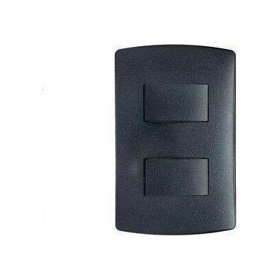 Trinity 2 Lever Light Switch Black