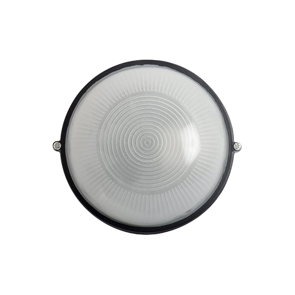 Round Plain Bulkhead White - Small