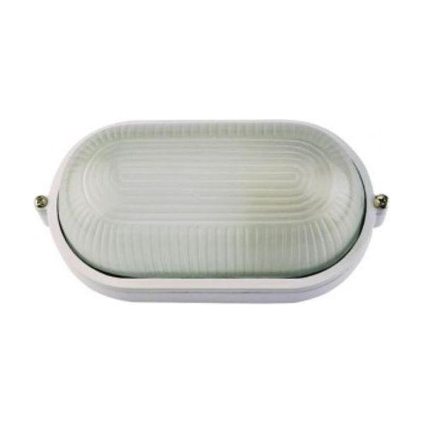 Oval Plain Bulkhead White - Large