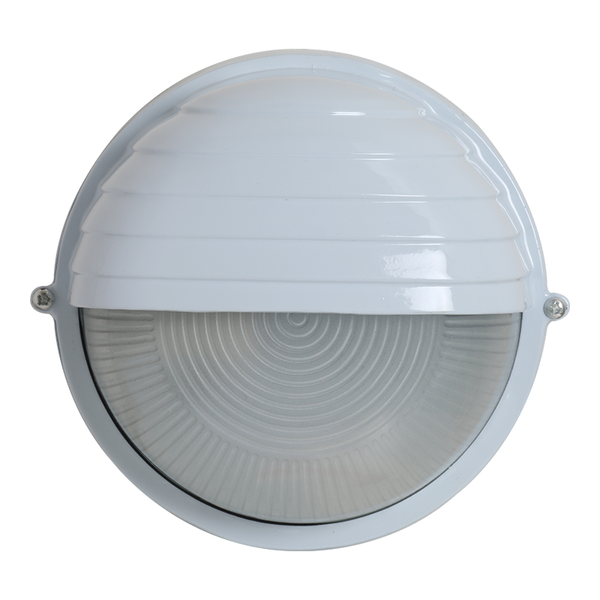Round Eyelid Bulkhead White - Large