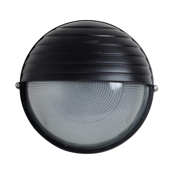 Round Eyelid Bulkhead Black - Small