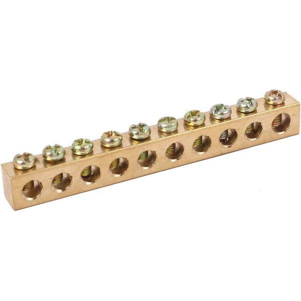 Waco Single Brass Neutral Bar 1m