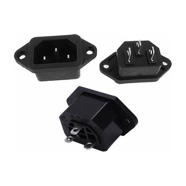 Panel Mount Kettle Plug - Male (Each)