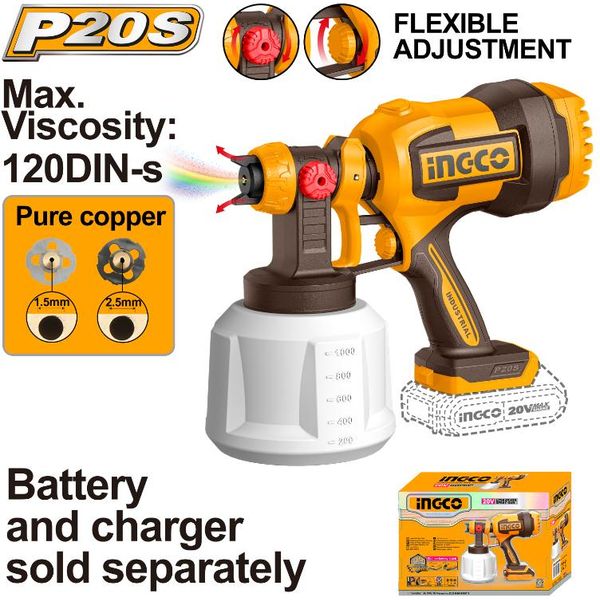 Ingco Cordless Spray Gun 20V