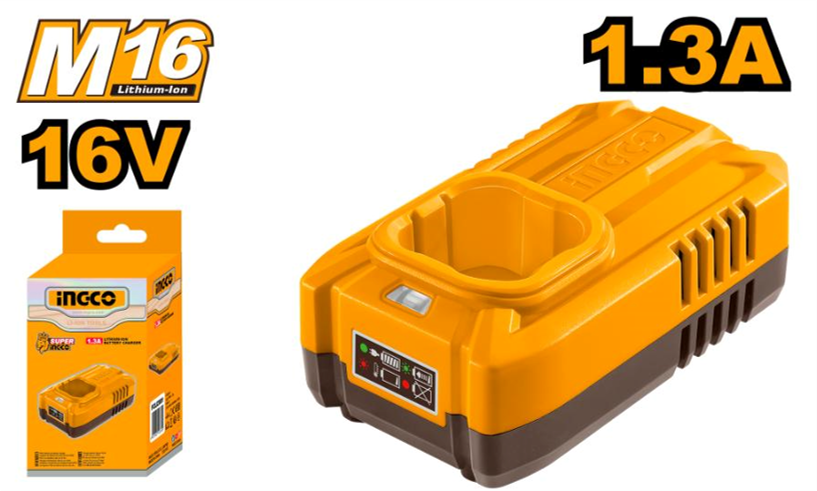 Ingco M16 Battery Charger 16V 1.3A
