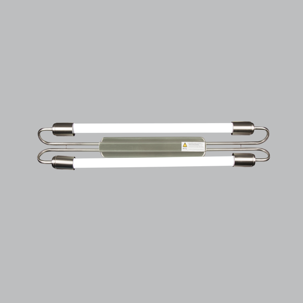 Satin Chrome Double Light Fitting 2FT