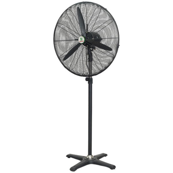 Industrial Highpower Standing Fan Black