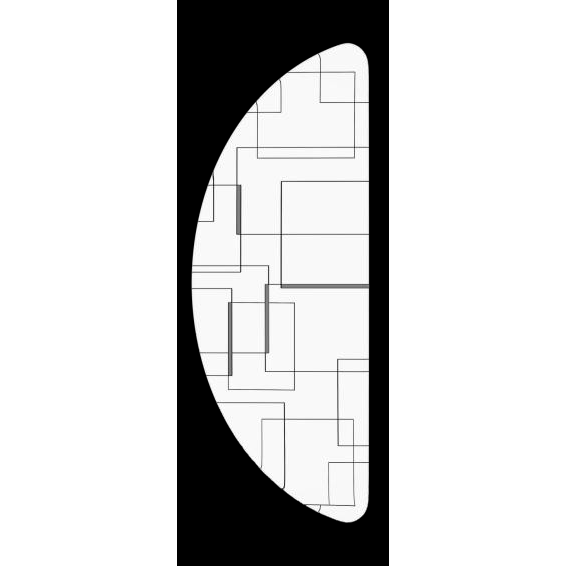 Wall light Half Moon 8029