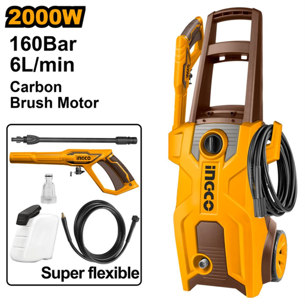 Ingco High Pressure Washer 2000W 6L/min