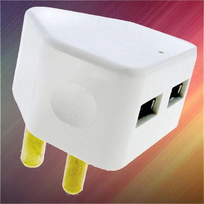 Adaptor 2xUSB - 3 Pin 2x2.1A