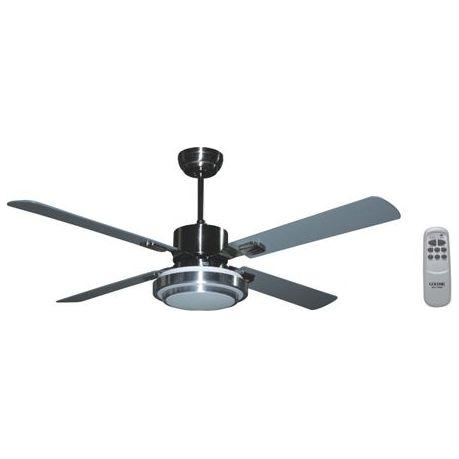 Ceiling Fan 4 Blade - Satin Chrome