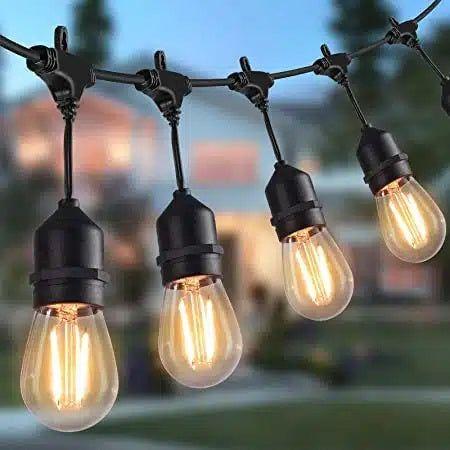 Vintage Outdoor Filament String Lights